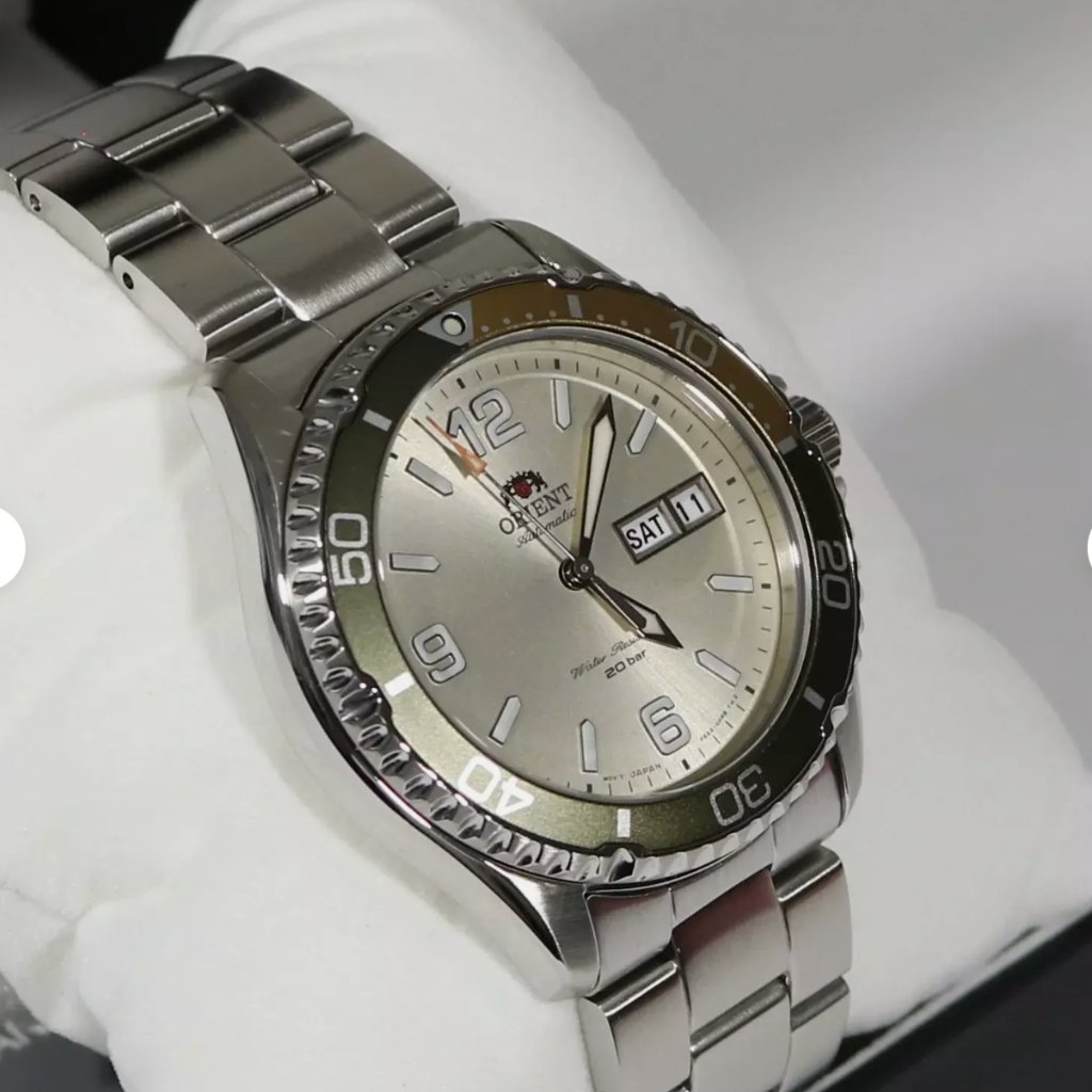 Orient Silver Dial Mens Automatic Watch